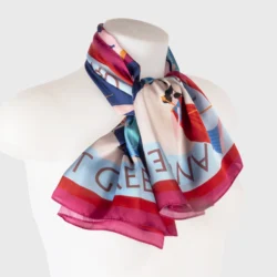 greek gods silk cotton scarf