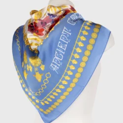 grecian jewelry silk cotton scarf