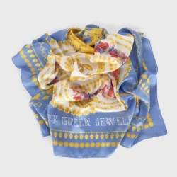 grecian jewelry silk cotton scarf