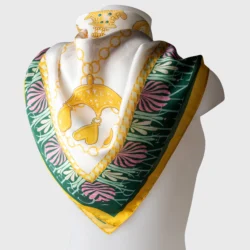 greek treasures silk cotton scarf