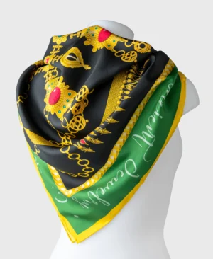 greek ancient treasures silk scarf