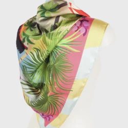 rethymno love ancient silk cotton scarf