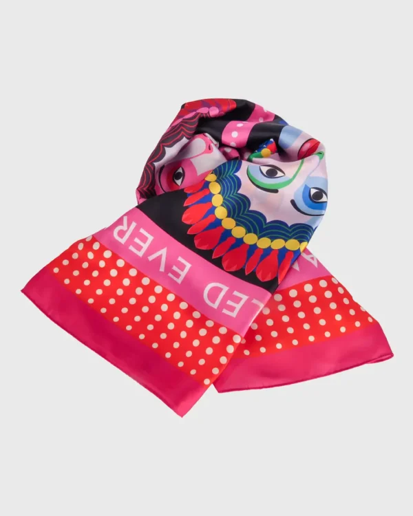 Phrasikleia Kore Silk-Cotton Scarf - Image 4