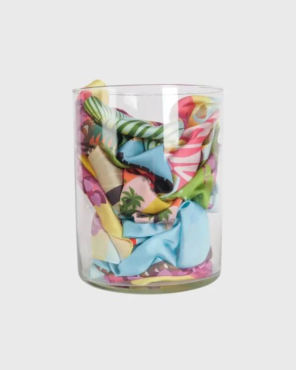 Rethymnon Love Silk-Cotton Scarf - Image 5
