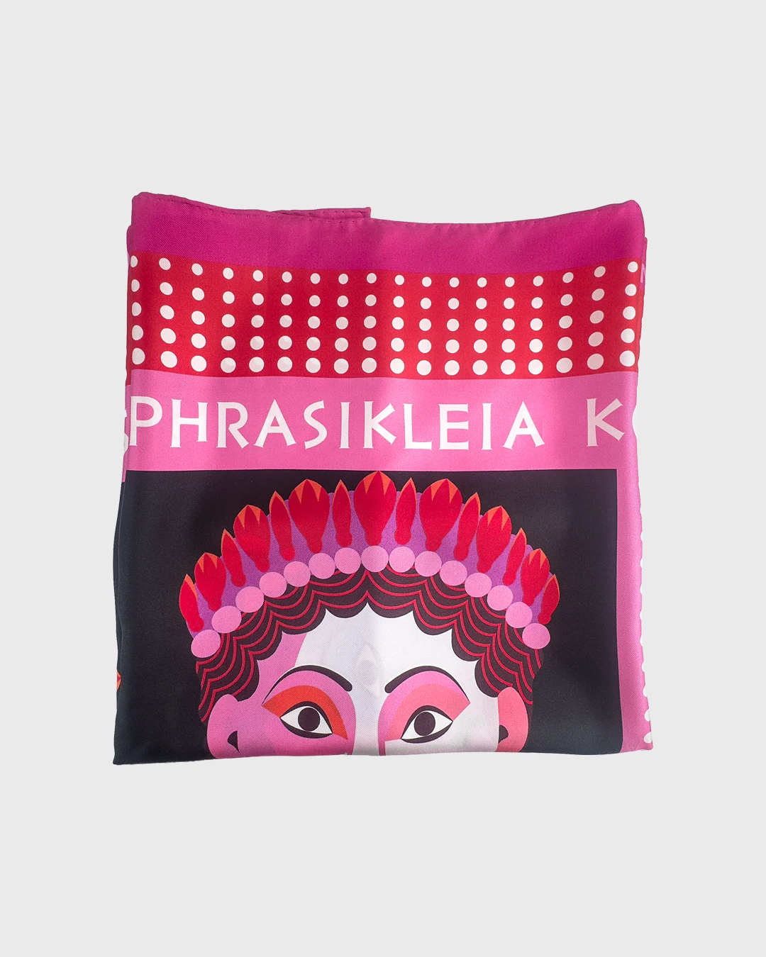 Phrasikleia Kore Silk Scarf double face print - Image 7