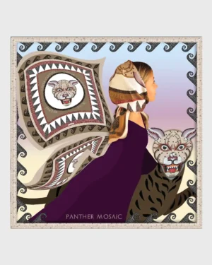 Panther Silk Scarf