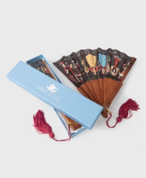 greek costumes hand fan