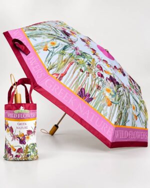 Wild Flowers of Greece Umbrella & Tote Bag