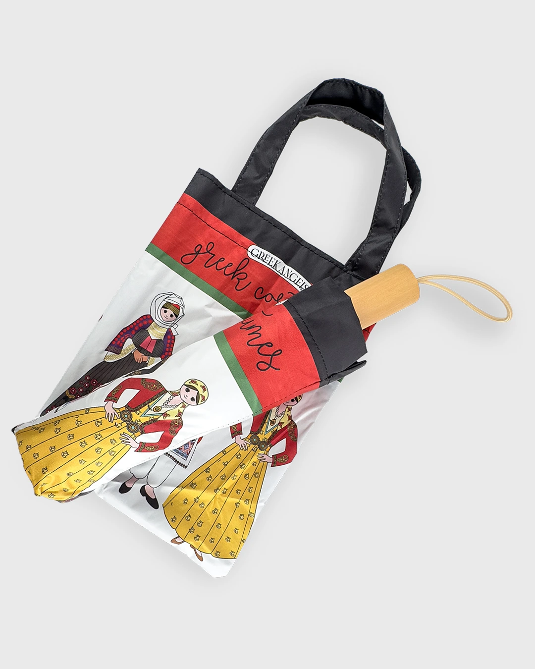 Greek Traditional Costumes Umbrella - Image 6
