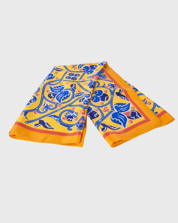 Byzantine Illuminated Manuscript Silk Scarf - Image 4