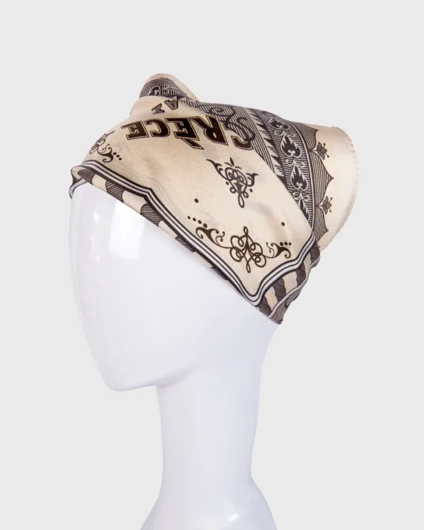 La Grece Silk Scarf double face print - Image 3