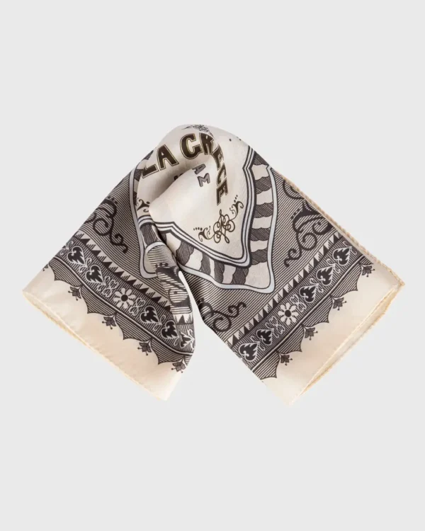 La Grece Silk Scarf double face print - Image 5