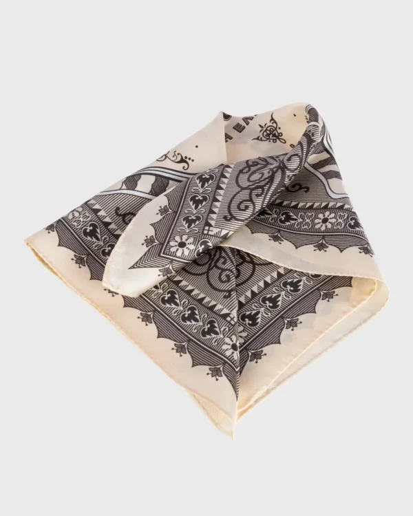 La Grece Silk Scarf double face print - Image 6