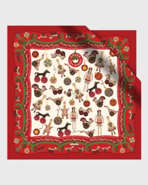 Greek Toy Story Silk Scarf