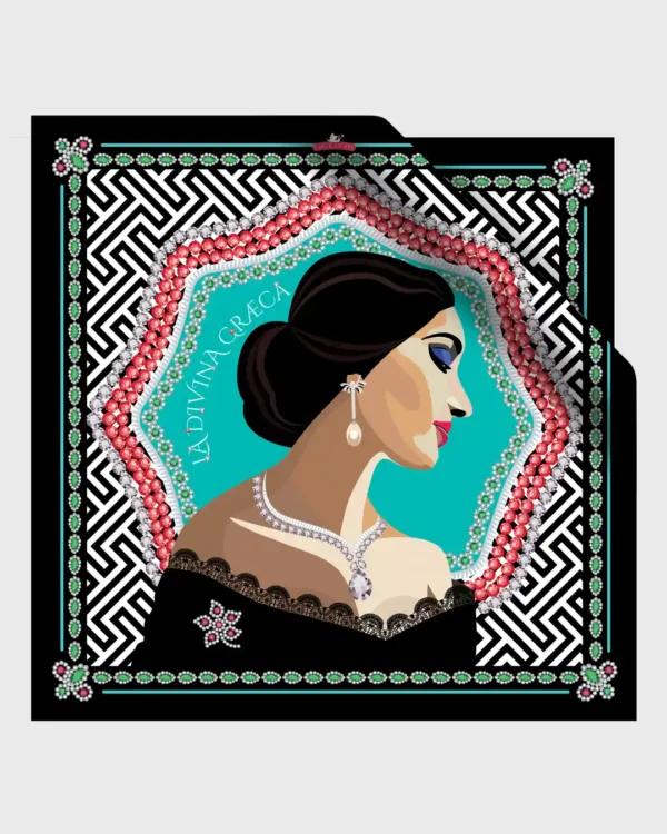 La Divina Graeca Silk Scarf