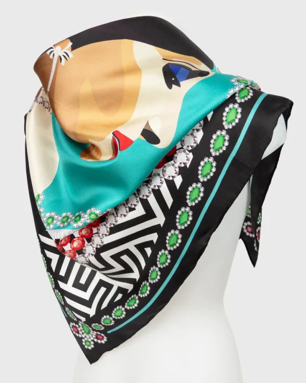 La Divina Graeca Silk Scarf - Image 2