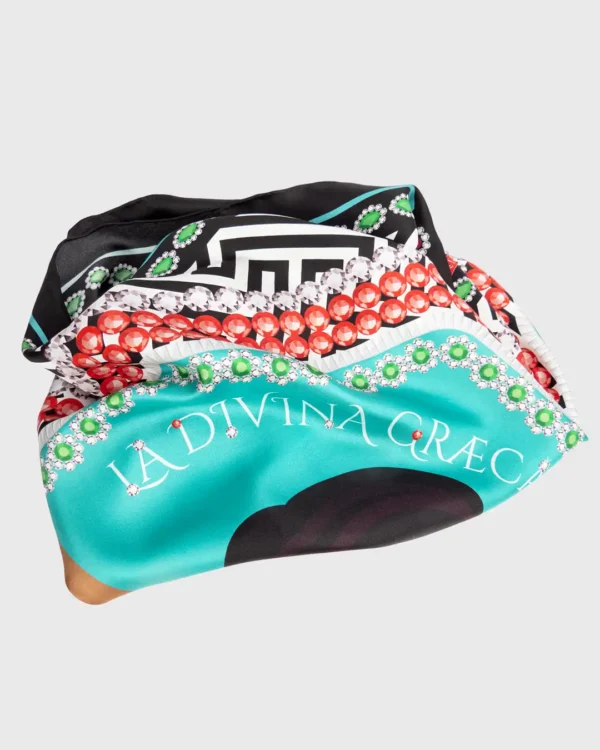 La Divina Graeca Silk Scarf - Image 5