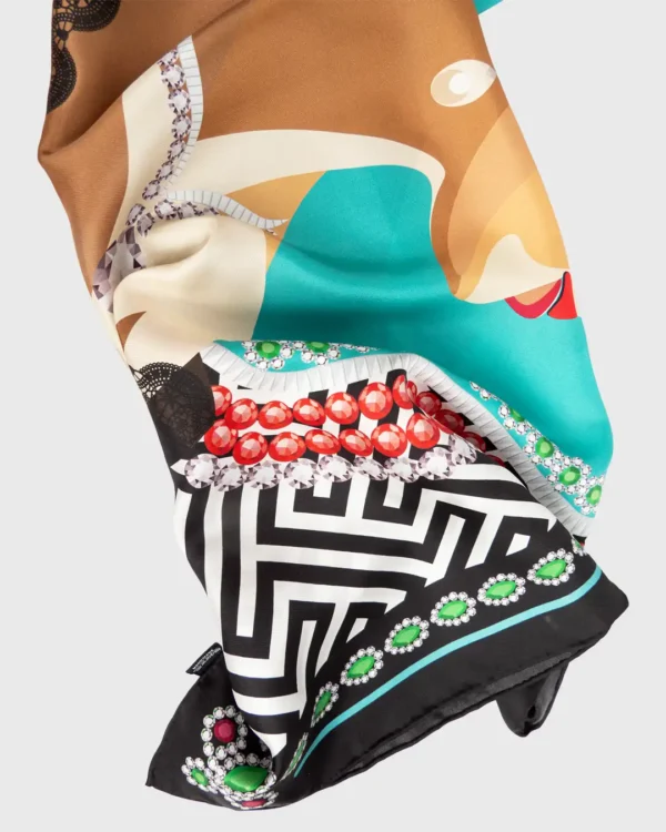 La Divina Graeca Silk Scarf - Image 6