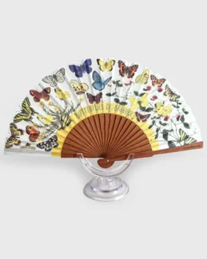 Greek Butterflies Hand Fan