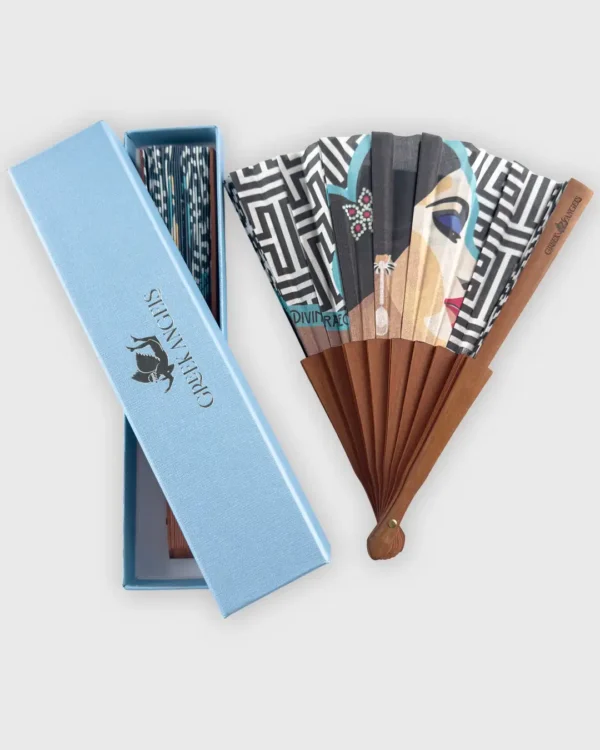 La Divina Graeca Hand Fan - Image 2