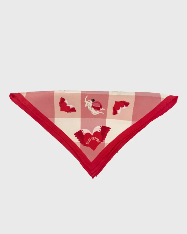 Eros Greque Silk Scarf double face print - Image 6