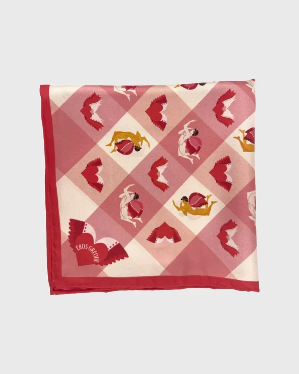 Eros Greque Silk Scarf double face print - Image 4