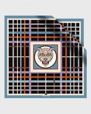 Ancient Greece Delos Mosaic Silk Scarf double face print