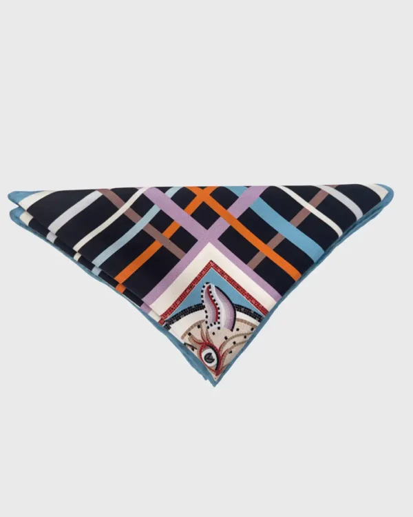 Ancient Greece Delos Mosaic Silk Scarf double face print - Image 6