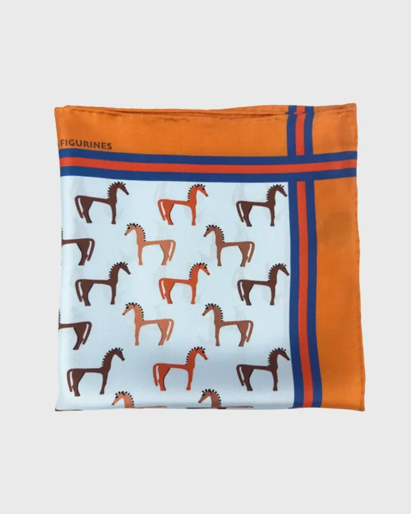 Olympia Figurines Silk Scarf double face print - Image 3