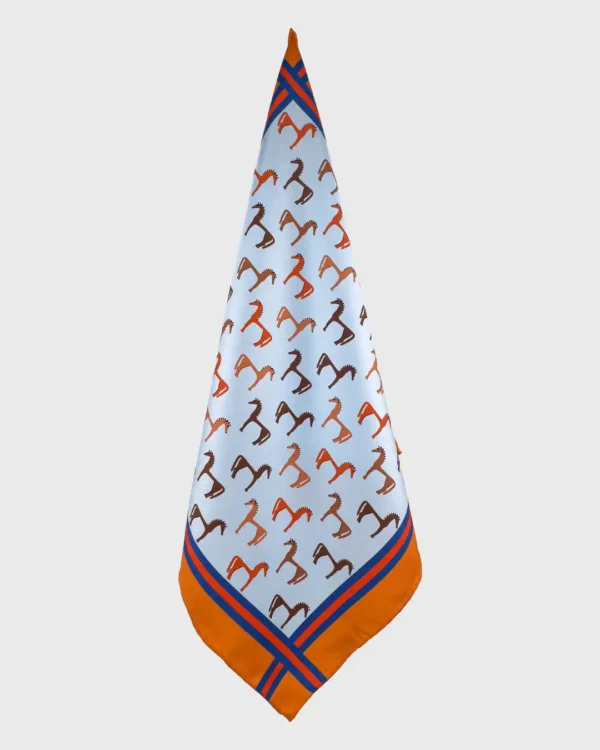 Olympia Figurines Silk Scarf double face print - Image 5