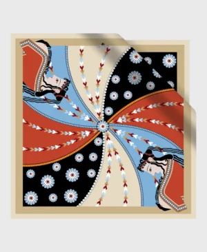 Mycenaean Lady Silk Scarf