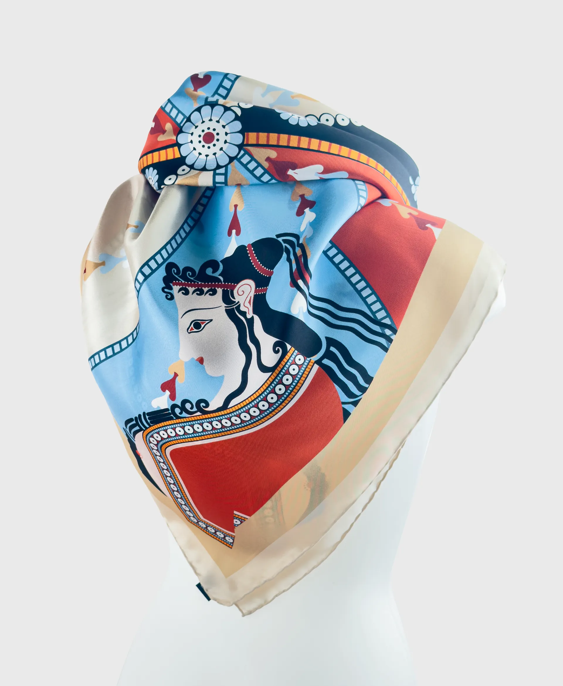 Mycenaean Lady Silk Scarf - Image 2